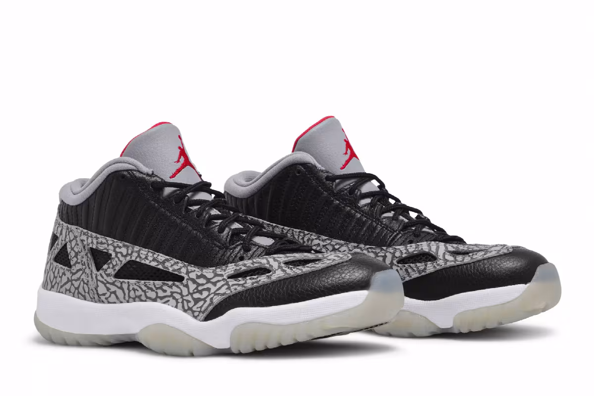 Air Jordan 11 Low IE Black Cement, view 9