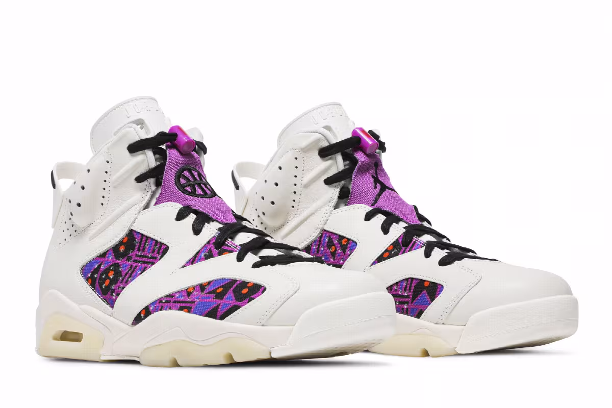 Air Jordan 6 Quai 54 - Purple, view 9