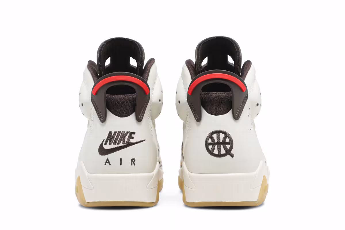 Air Jordan 6 Quai 54 - Sail Gum, view 7