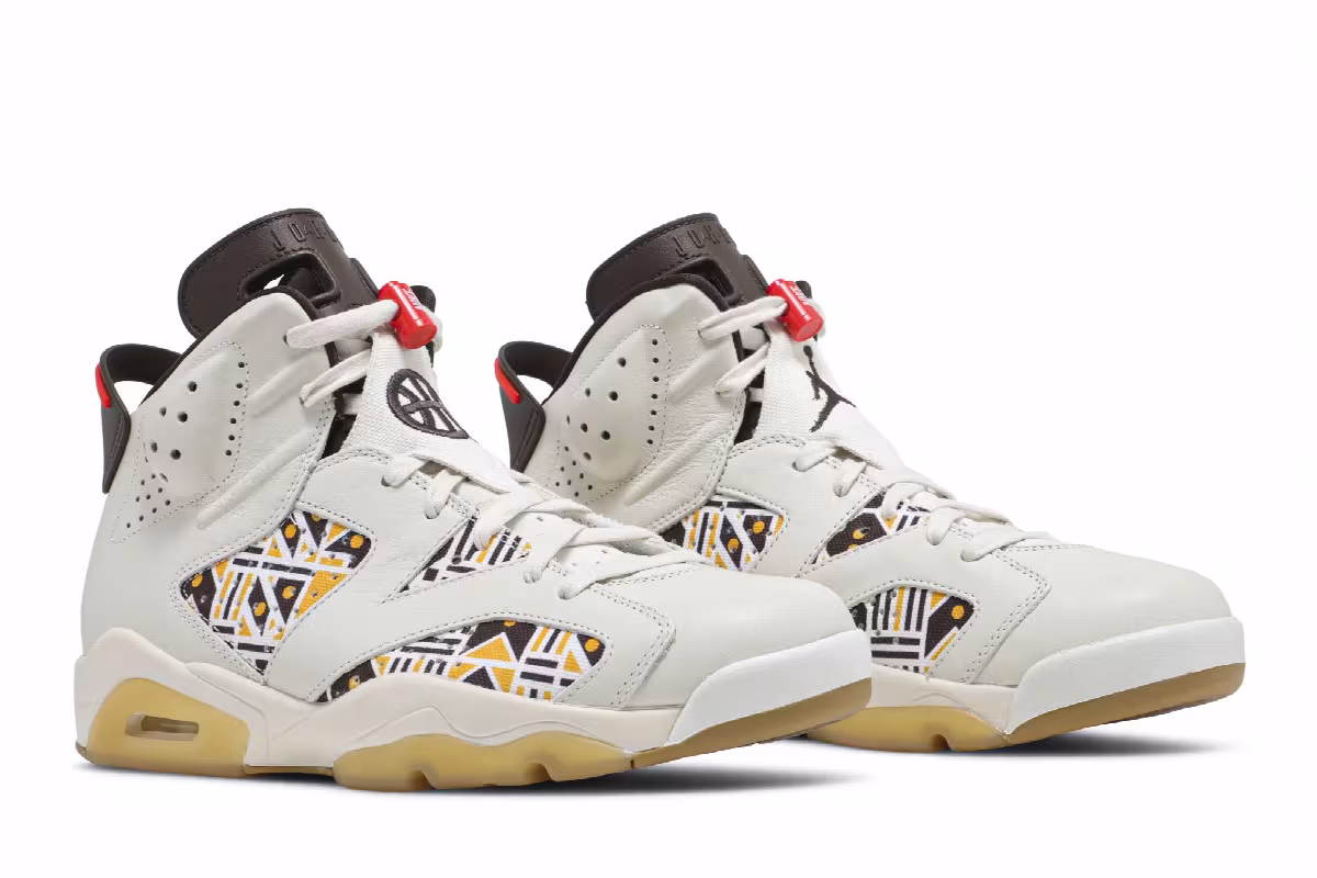 Air Jordan 6 Quai 54 - Sail Gum, view 9