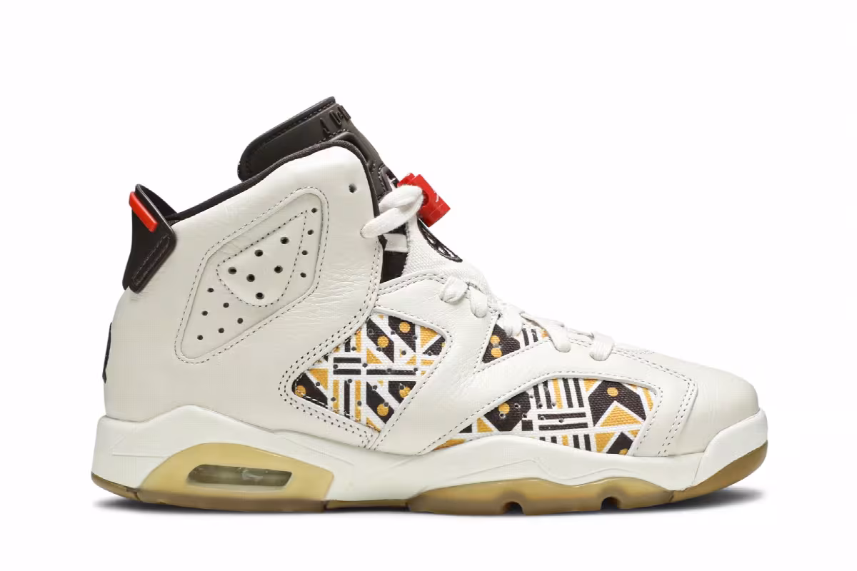 Air Jordan 6 GS Quai 54 - Sail Gum, view 2