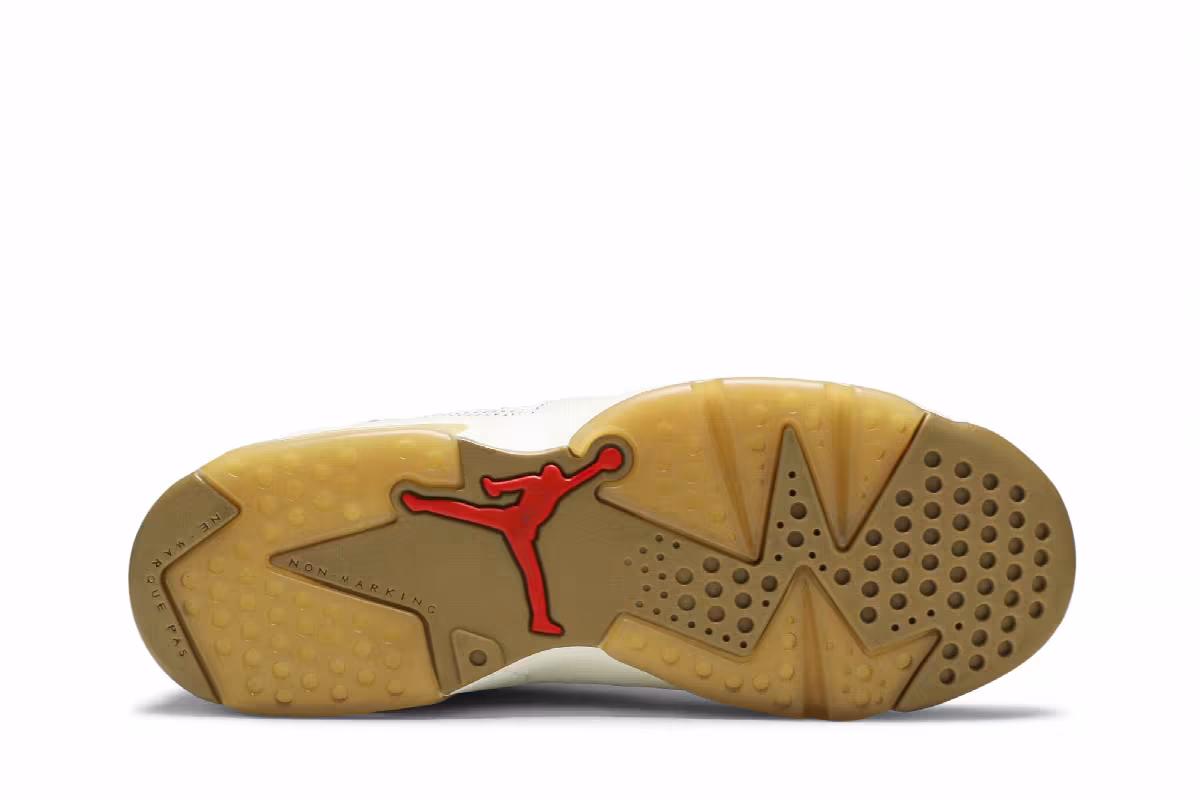 Air Jordan 6 GS Quai 54 - Sail Gum, view 5