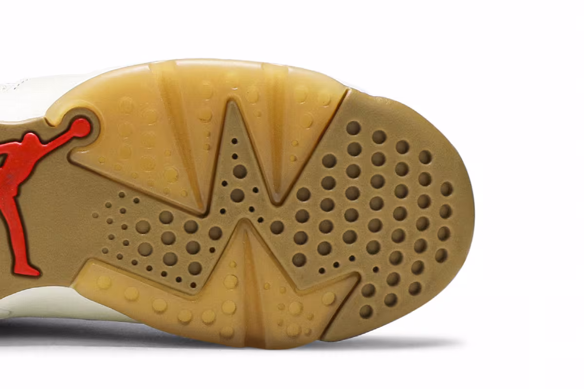 Air Jordan 6 GS Quai 54 - Sail Gum, view 6