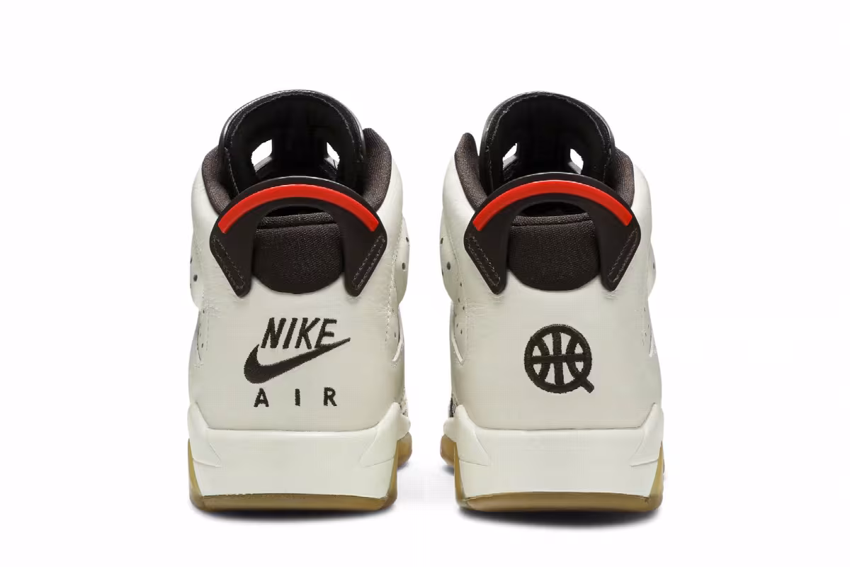 Air Jordan 6 GS Quai 54 - Sail Gum, view 7