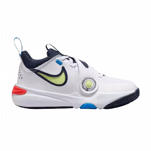 Nike Team Hustle D11 PS 'White Photo Blue Light Lemon Twist'