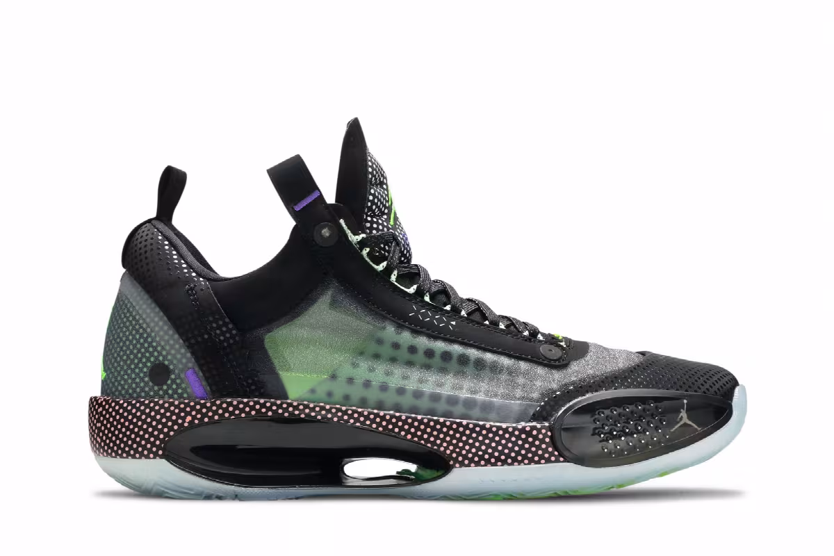 Air Jordan 34 Low Vapor Green, view 2
