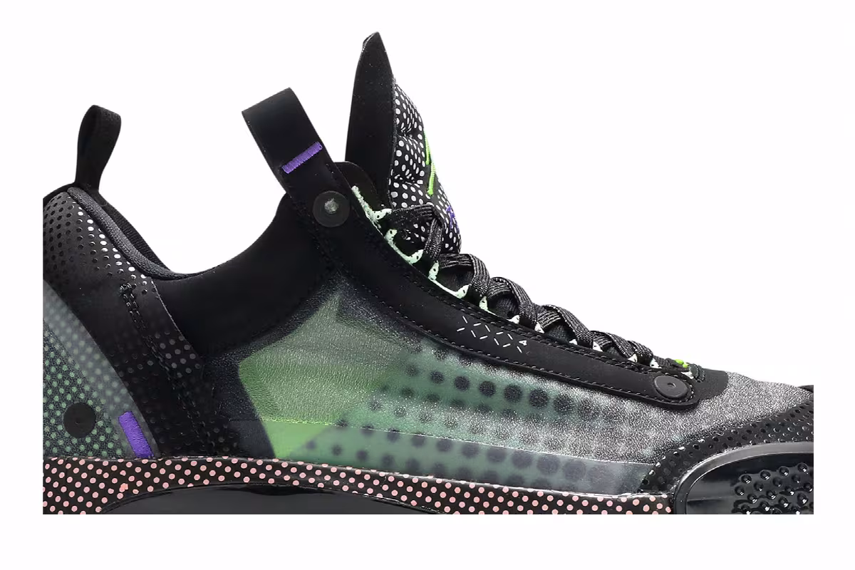 Air Jordan 34 Low Vapor Green, view 3
