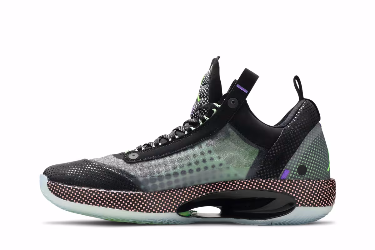 Air Jordan 34 Low Vapor Green, view 4