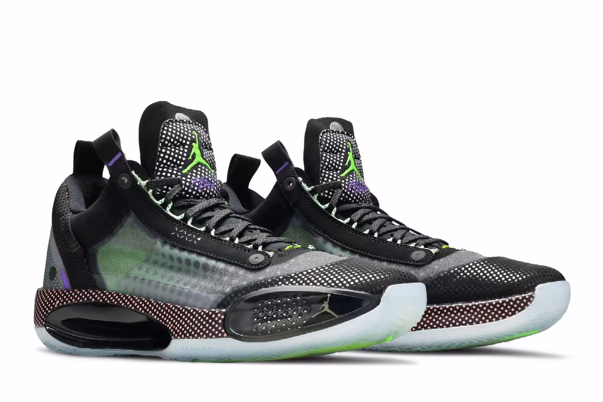 Air Jordan 34 Low Vapor Green, view 9