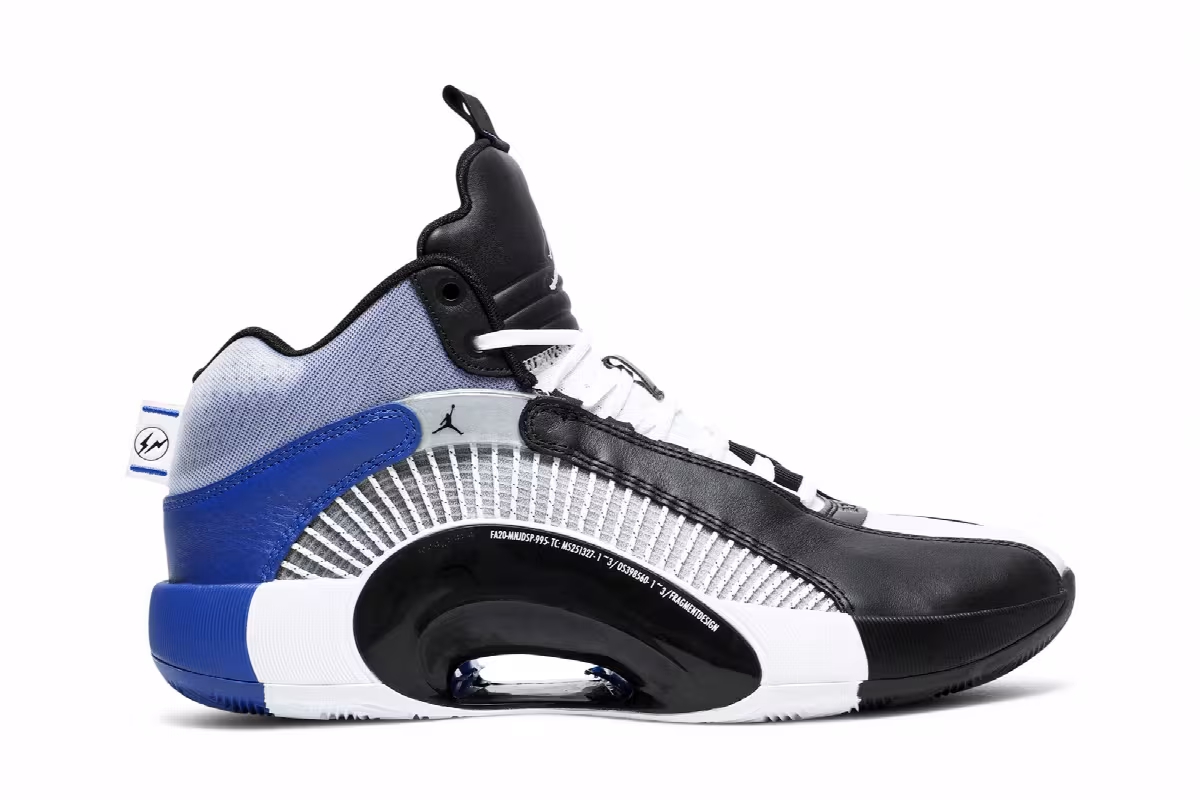 Fragment Design x Air Jordan 35 Base Grey, view 2
