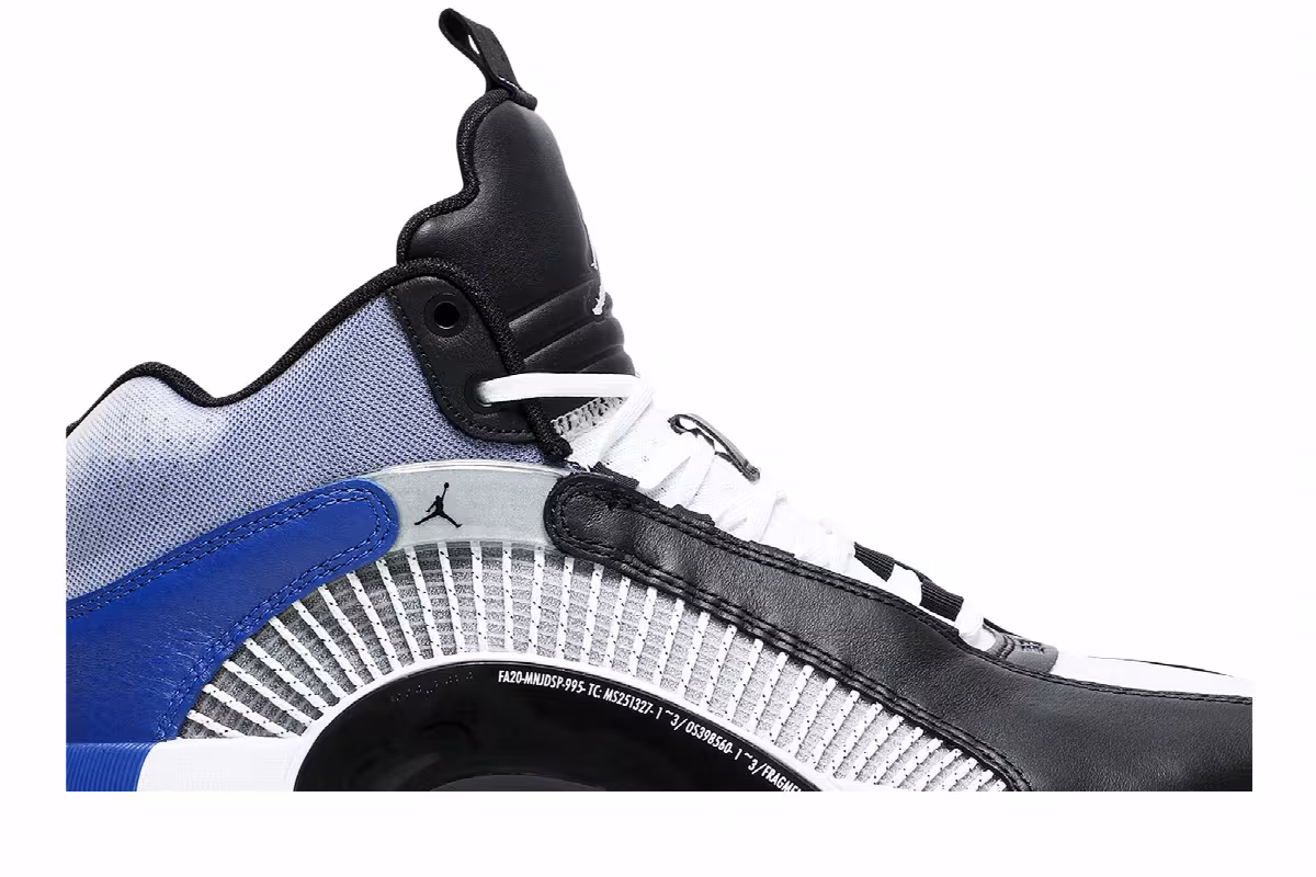 Fragment Design x Air Jordan 35 Base Grey, view 3