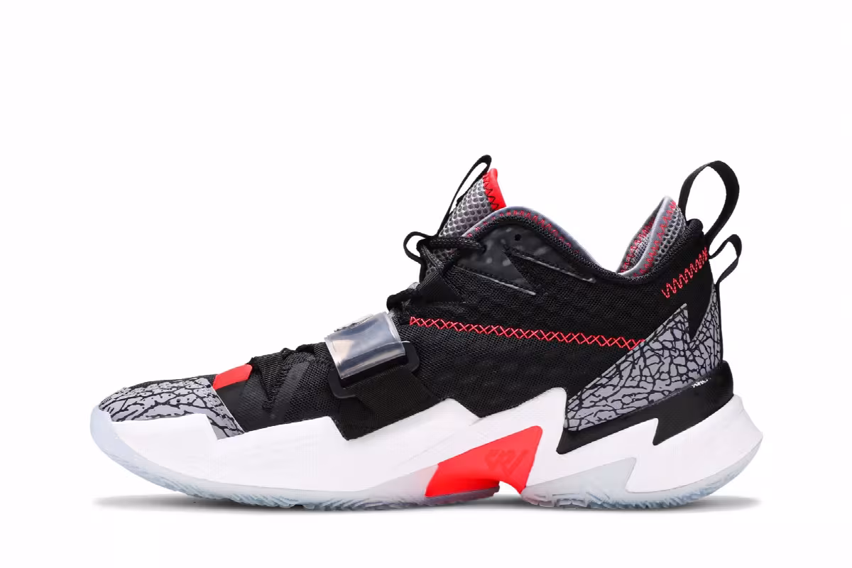 Air Jordan Why Not Zer0.3 PF Black Cement, view 4
