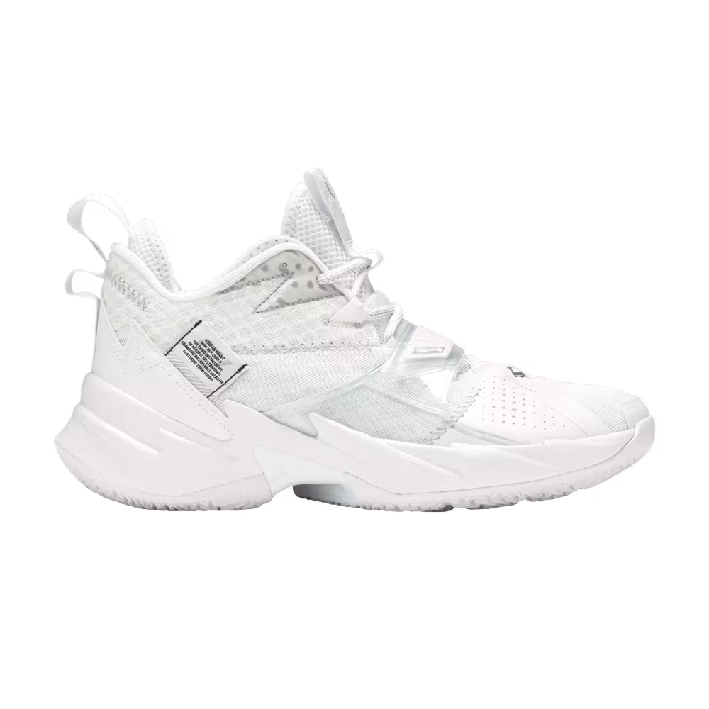 Air Jordan Why Not Zer0.3 White Metallic