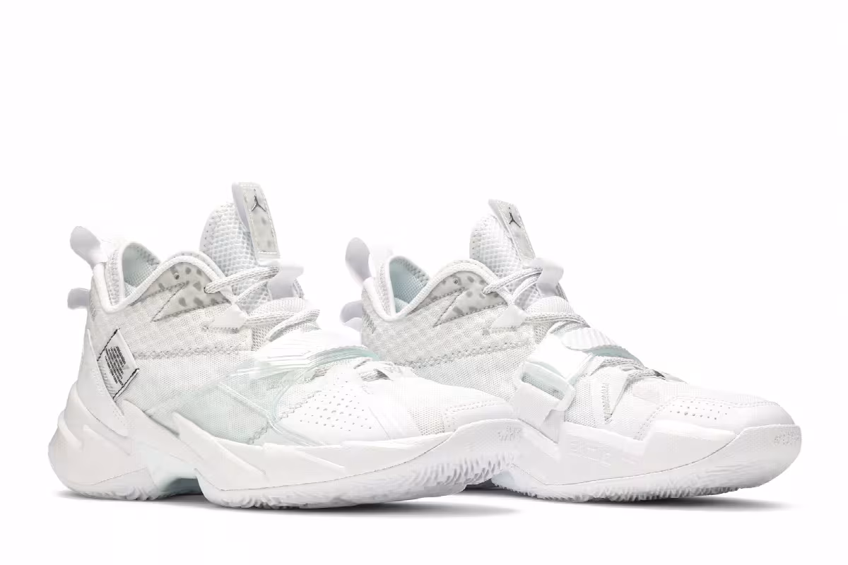 Air Jordan Why Not Zer0.3 White Metallic, view 9