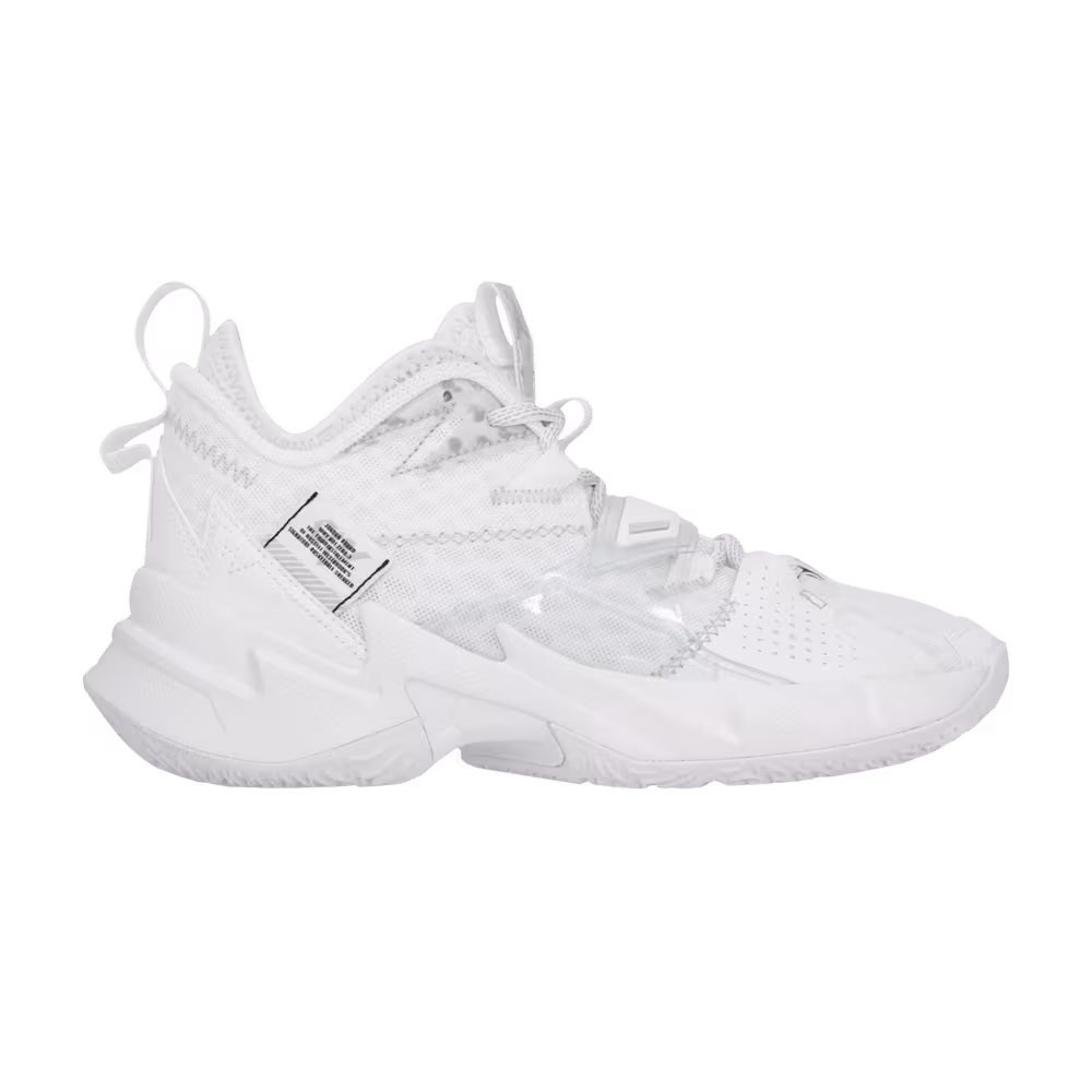 Air Jordan Why Not Zer0.3 GS Triple White