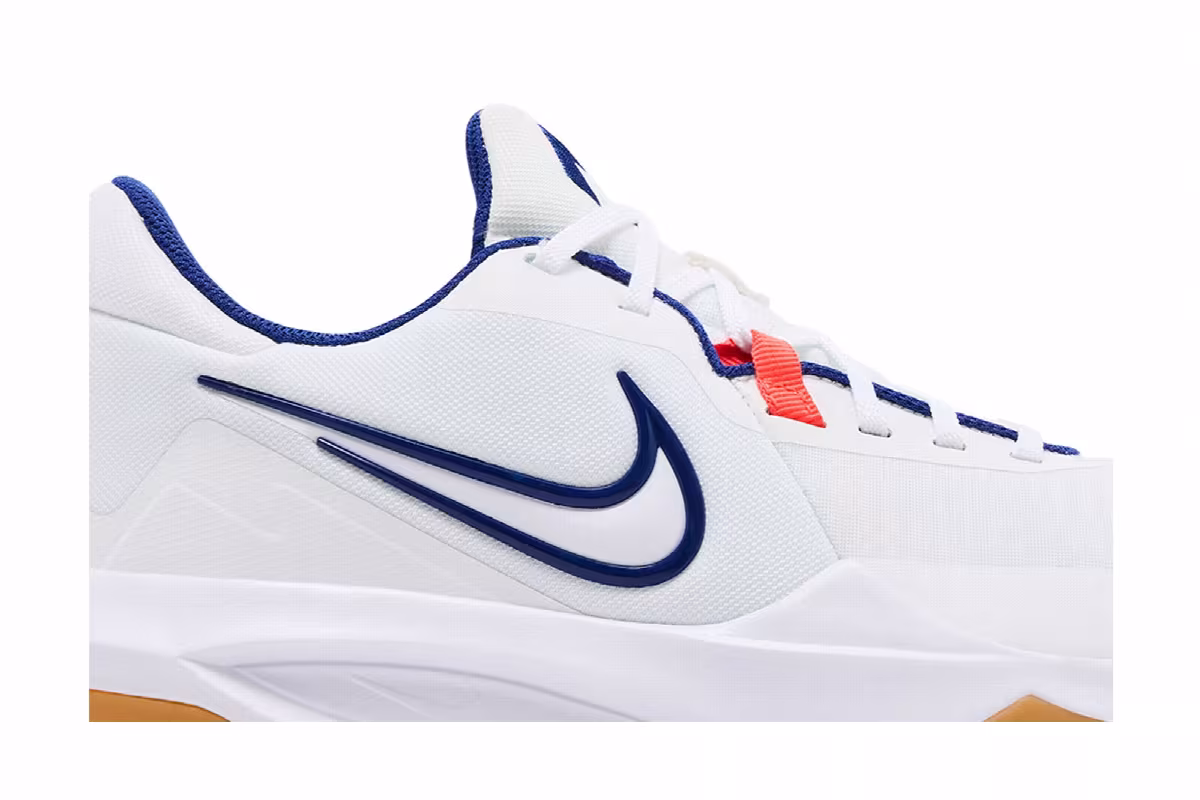 Nike Precision 6 White Deep Royal Gum, view 3