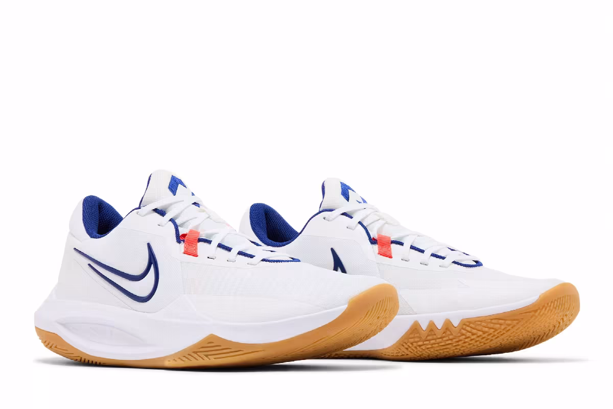 Nike Precision 6 White Deep Royal Gum, view 9