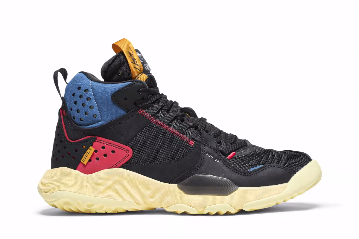 Union LA x Air Jordan Jordan Delta Mid Off Noir, view 2