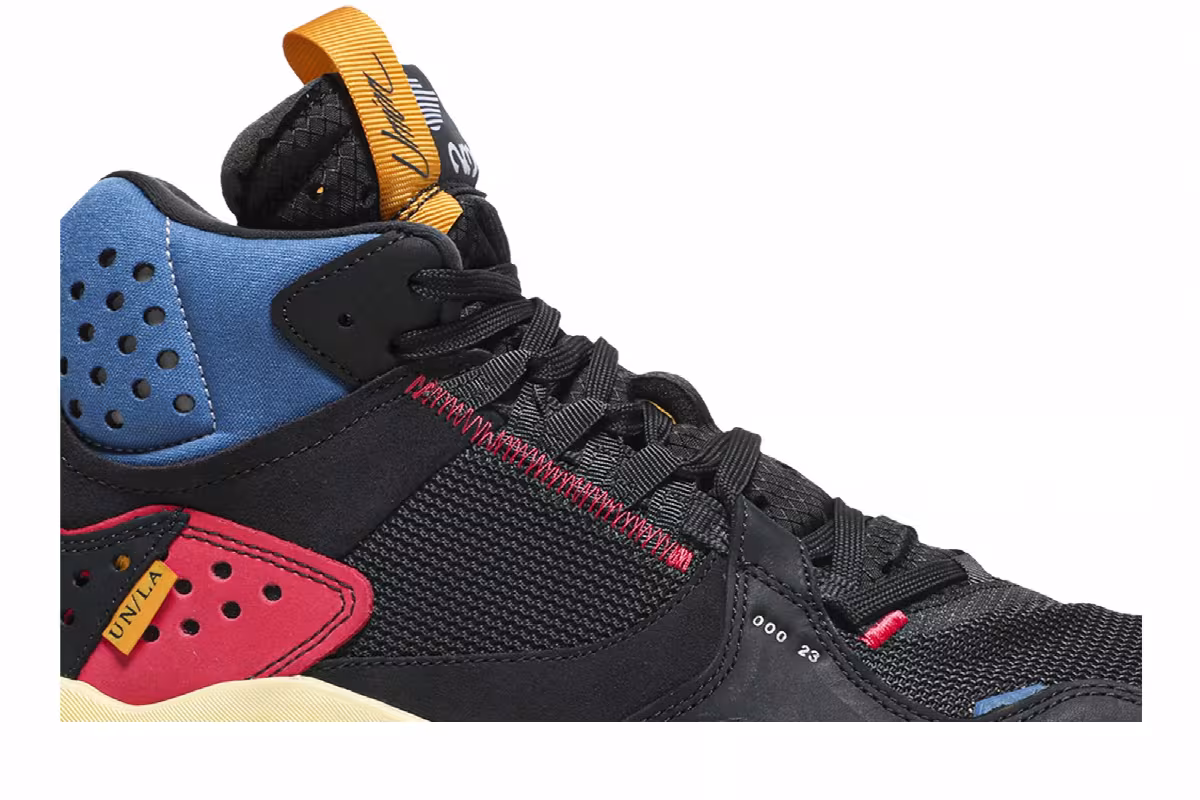 Union LA x Air Jordan Jordan Delta Mid Off Noir, view 3
