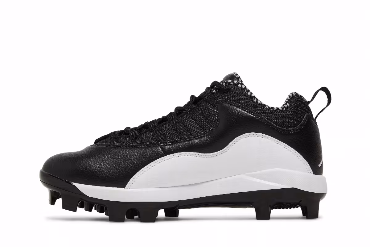 Air Jordan 10 MCS Low Black White, view 4