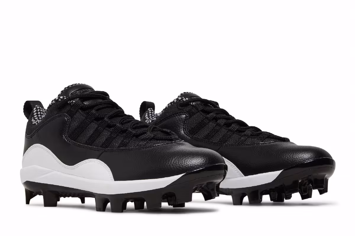 Air Jordan 10 MCS Low Black White, view 9