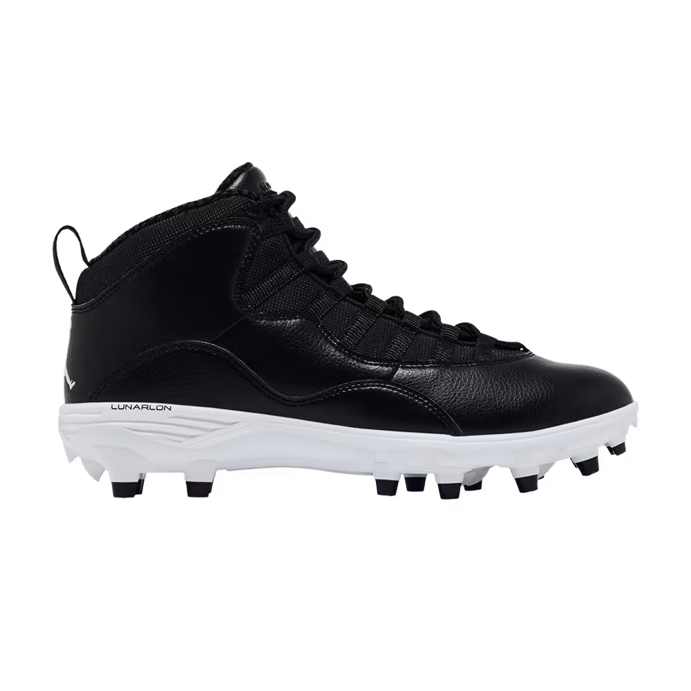 Air Jordan 10 TD Mid Black White