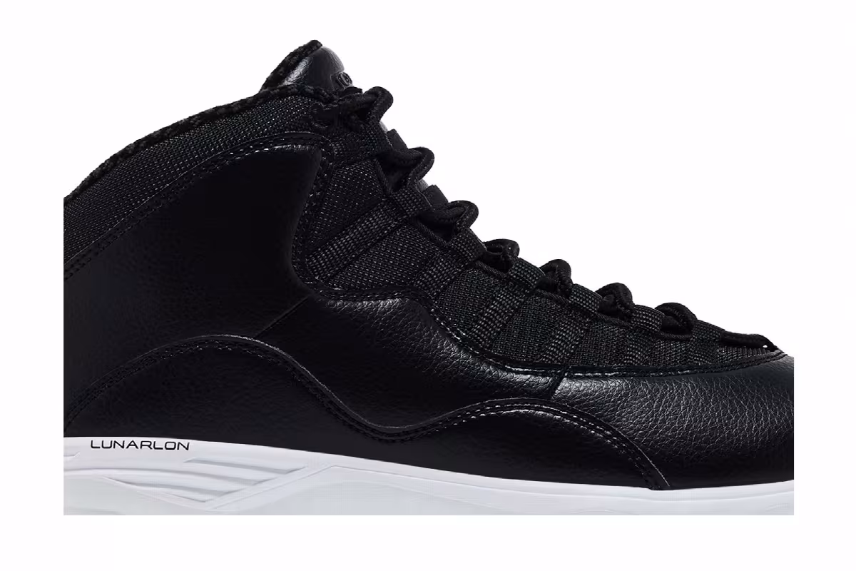 Air Jordan 10 TD Mid Black White, view 3