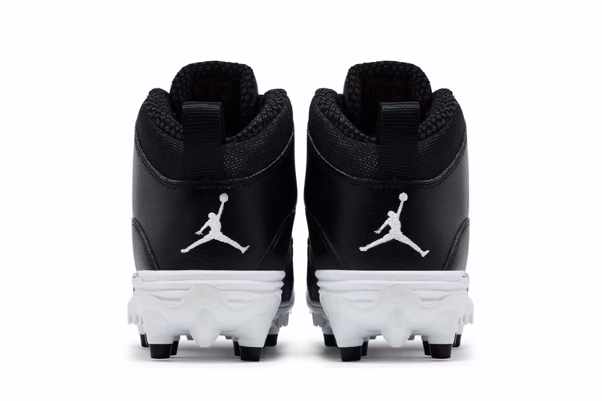 Air Jordan 10 TD Mid Black White, view 7