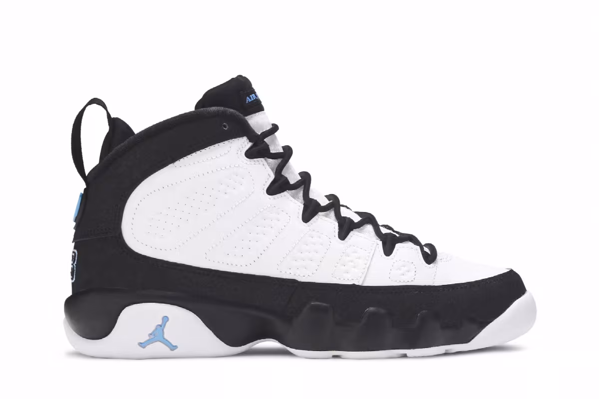 Air Jordan 9 GS University Blue, view 2