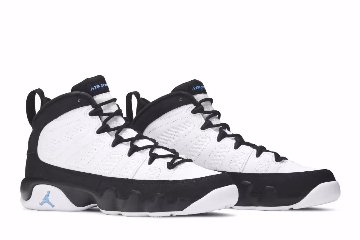 Air Jordan 9 GS University Blue, view 9