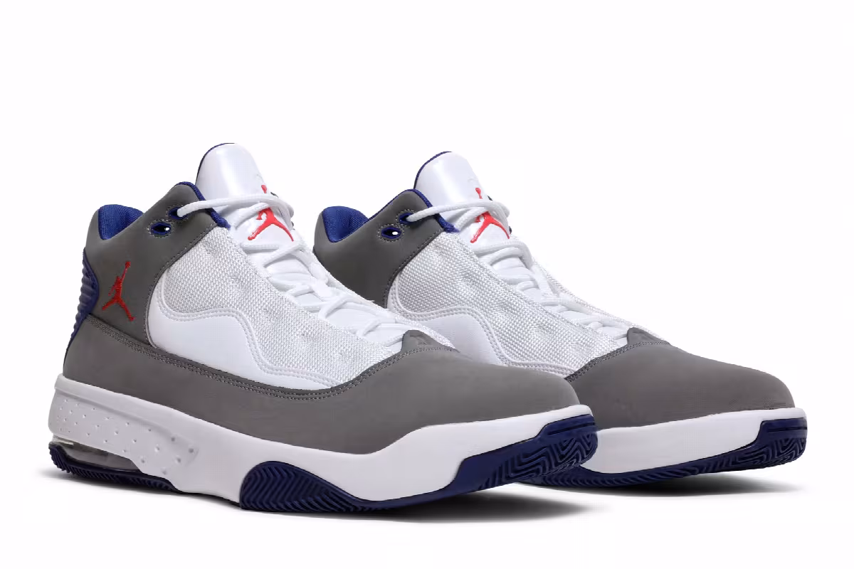 Air Jordan Max Aura 2 Grey Royal Blue, view 9