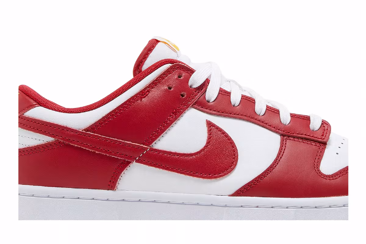Nike Dunk Low Gym Red, view 3