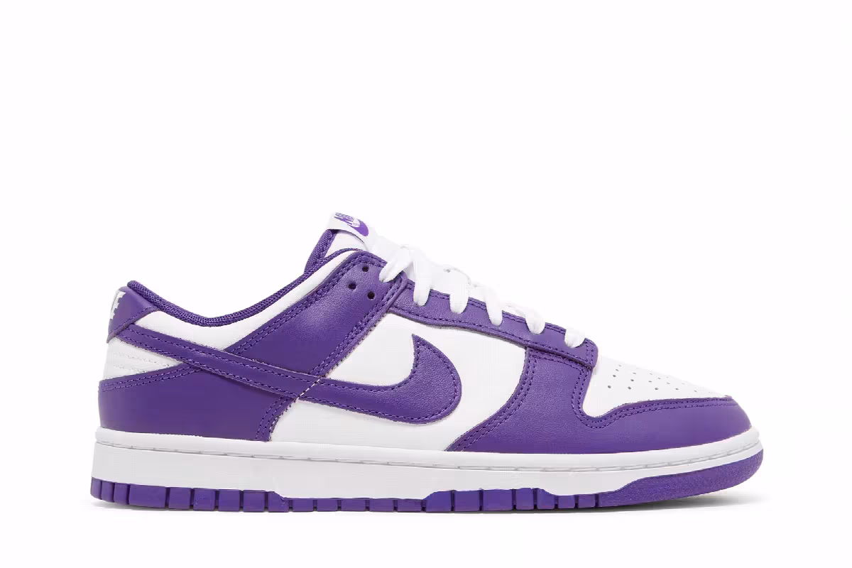 Nike Dunk Low Championship Purple, view 2