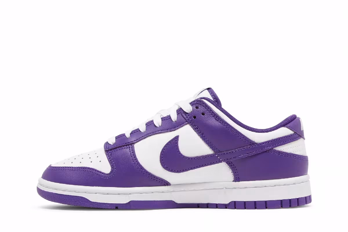Nike Dunk Low Championship Purple, view 4