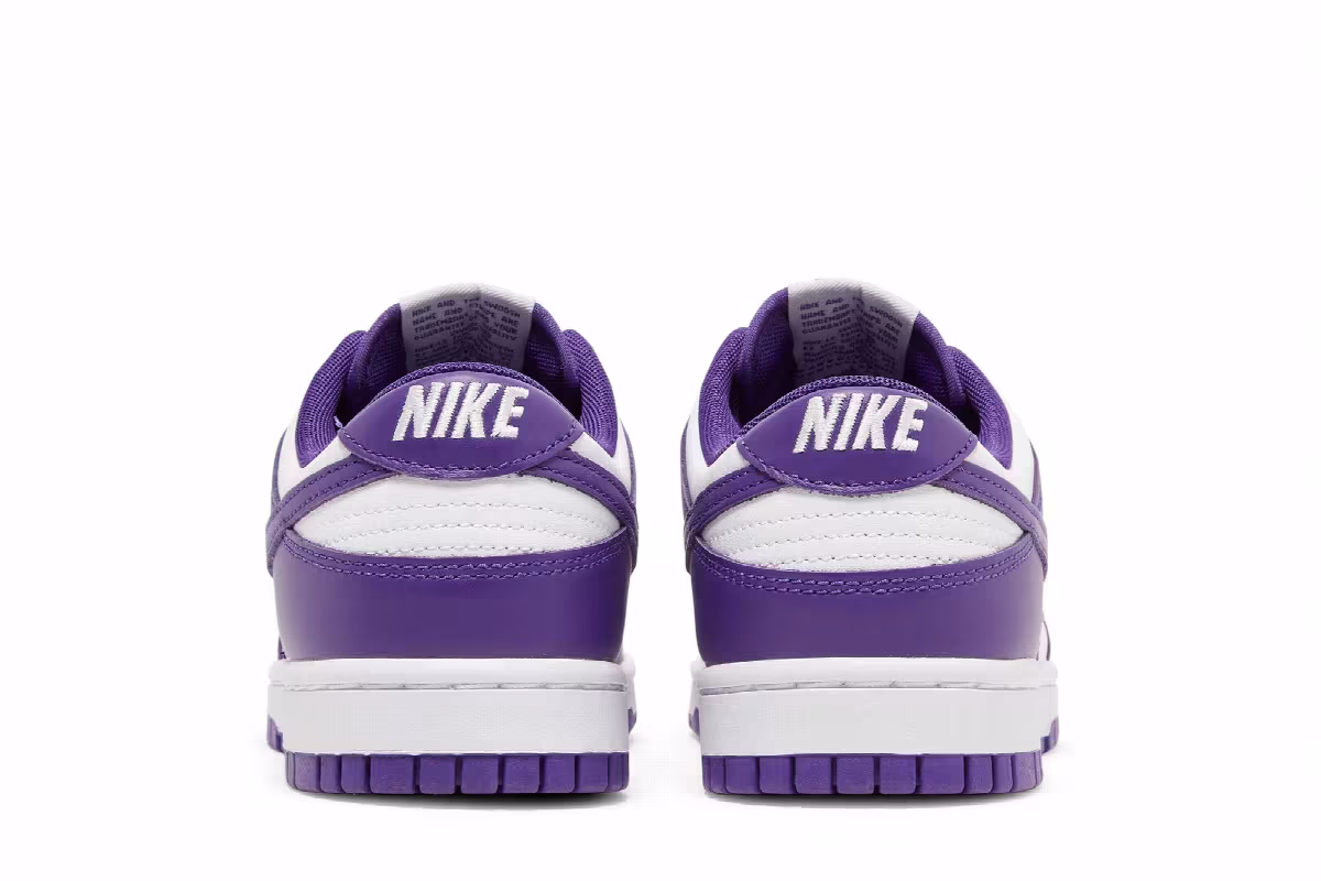 Nike Dunk Low Championship Purple, view 7