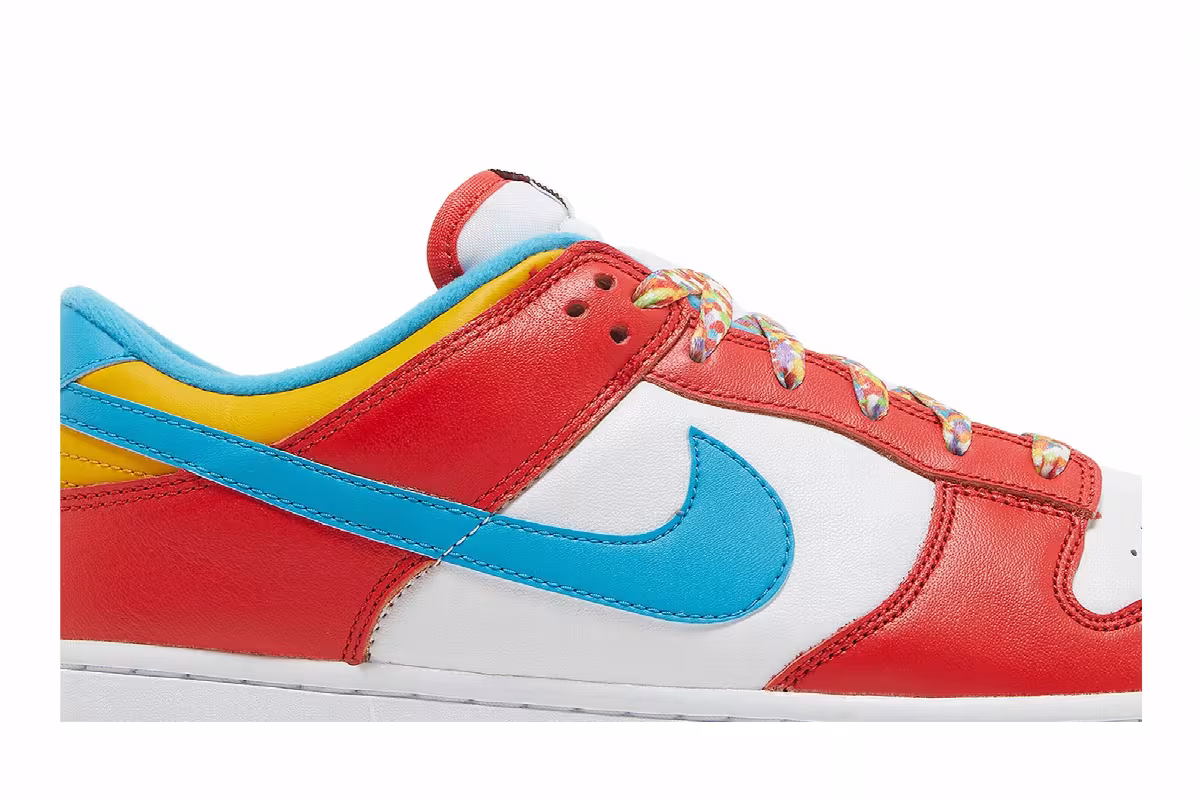 LeBron James x Fruity Pebbles x Nike Dunk Low, view 3