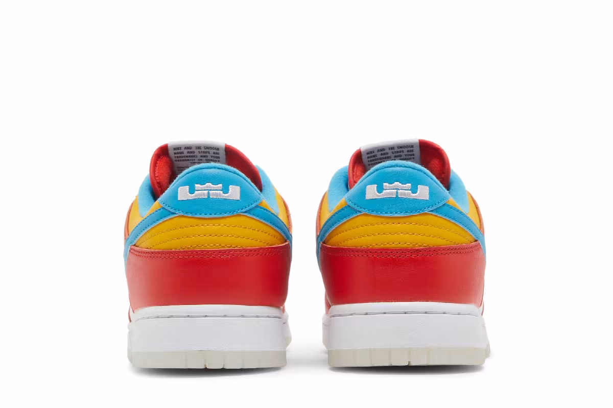 LeBron James x Fruity Pebbles x Nike Dunk Low, view 7