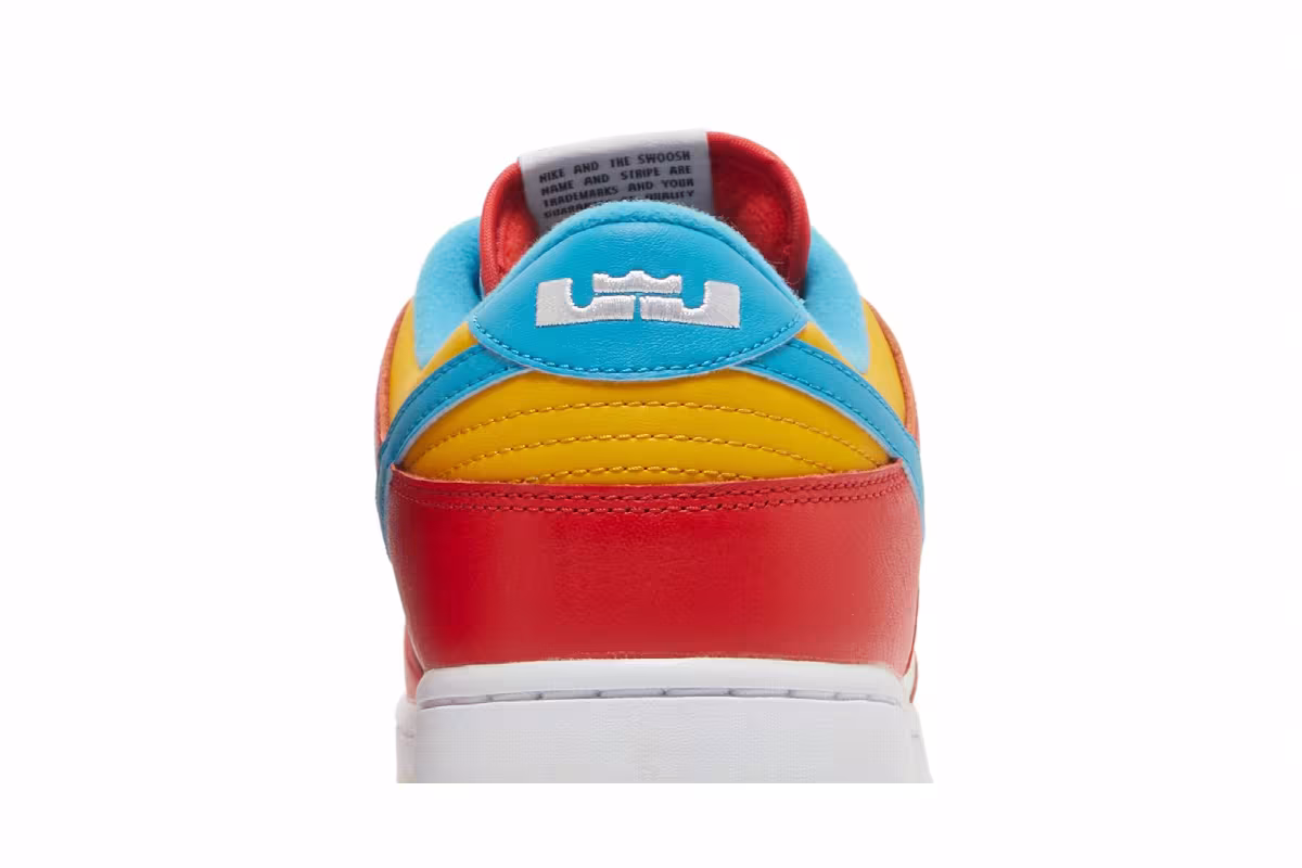 LeBron James x Fruity Pebbles x Nike Dunk Low, view 8