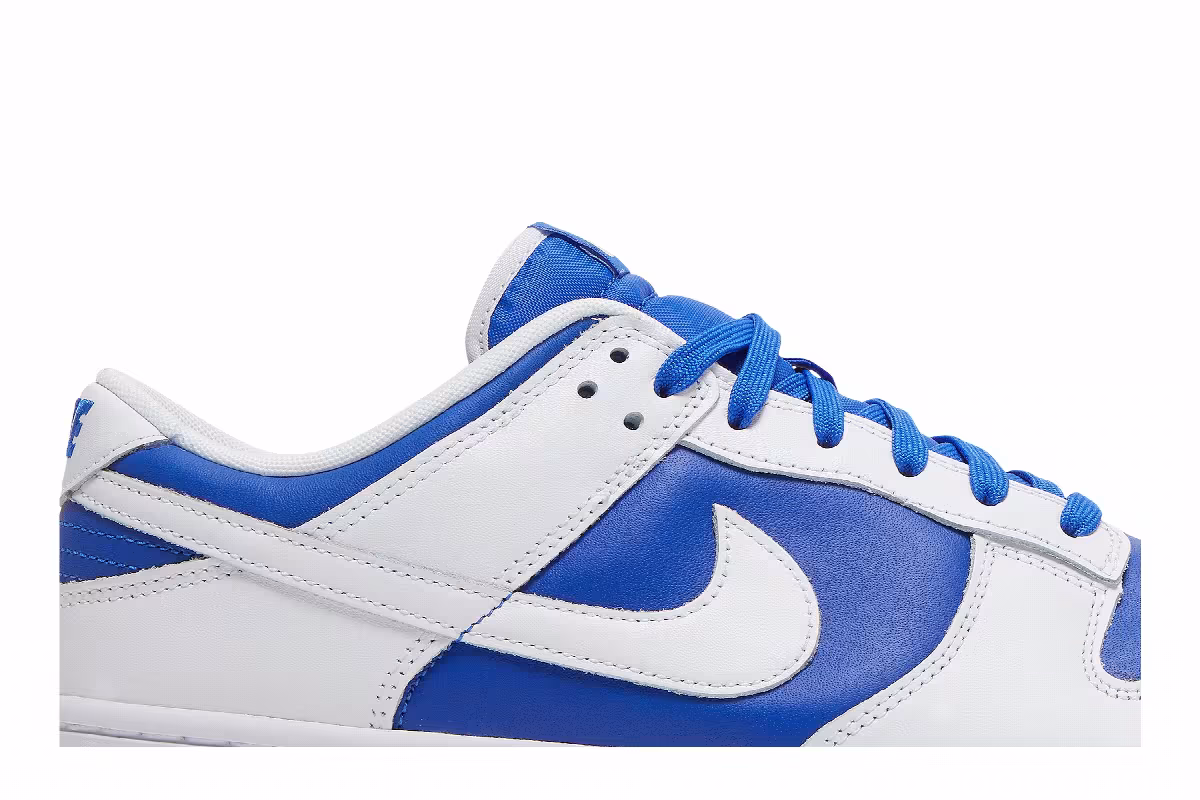 Nike Dunk Low Racer Blue White, view 3