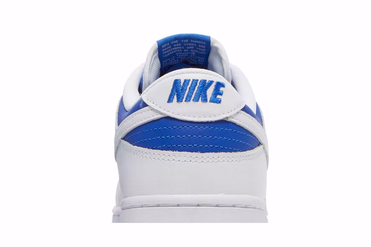 Nike Dunk Low Racer Blue White, view 8