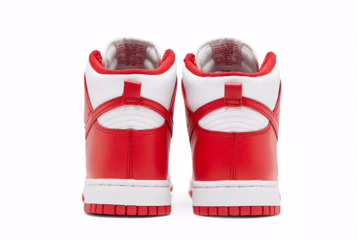 Nike Dunk High Championship Red, view 7