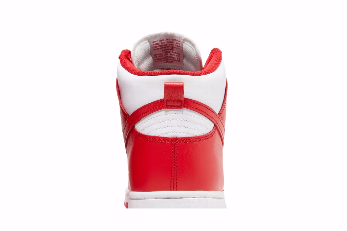 Nike Dunk High Championship Red, view 8