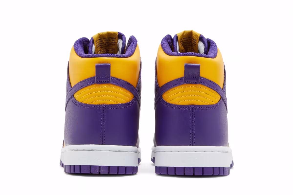 Nike Dunk High Lakers, view 7