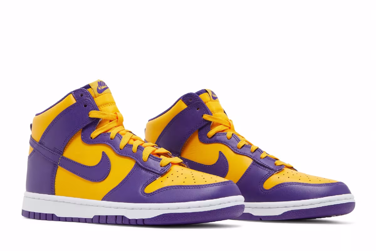 Nike Dunk High Lakers, view 9