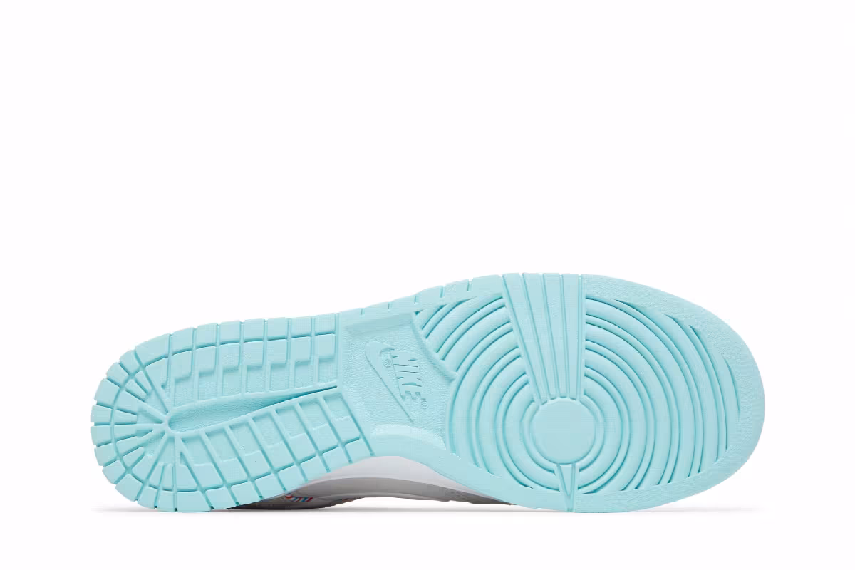 Nike Dunk Low SE Barber Shop - Grey, view 5