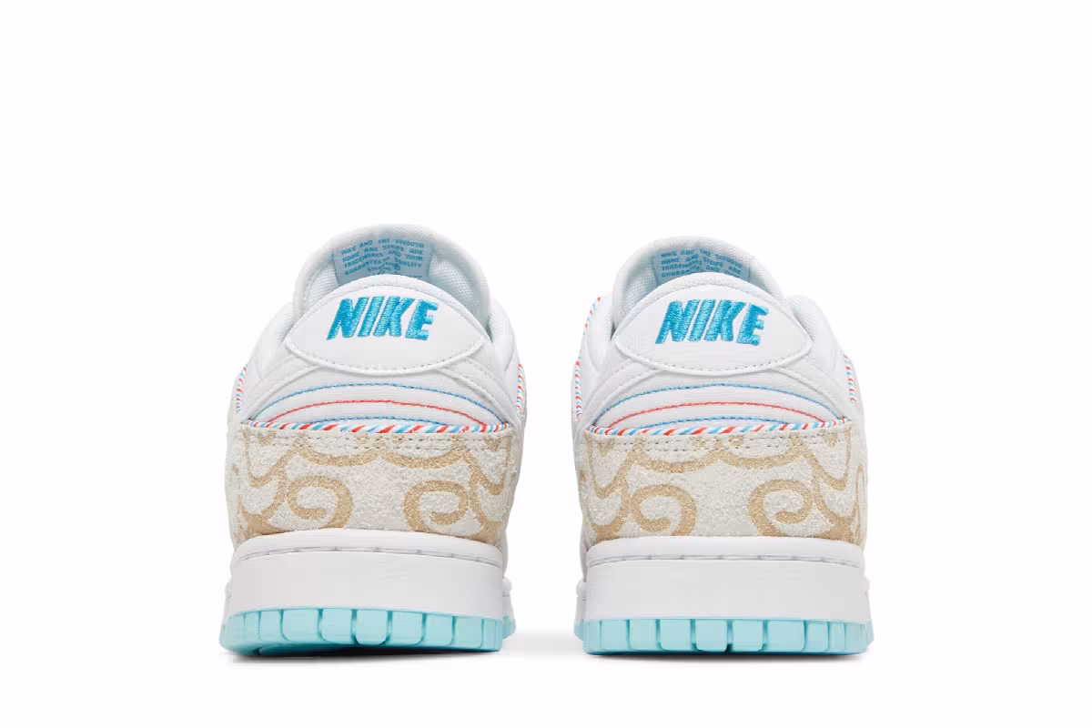 Nike Dunk Low SE Barber Shop - Grey, view 7