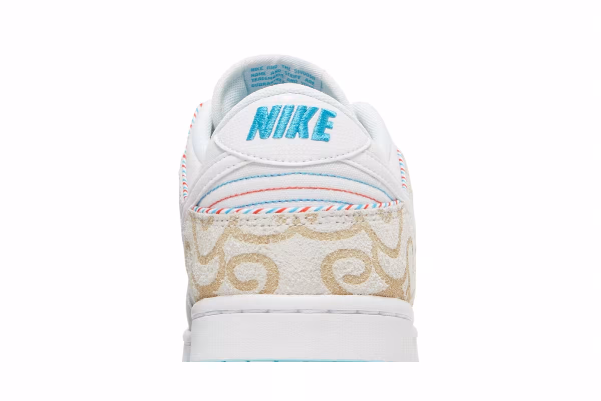 Nike Dunk Low SE Barber Shop - Grey, view 8