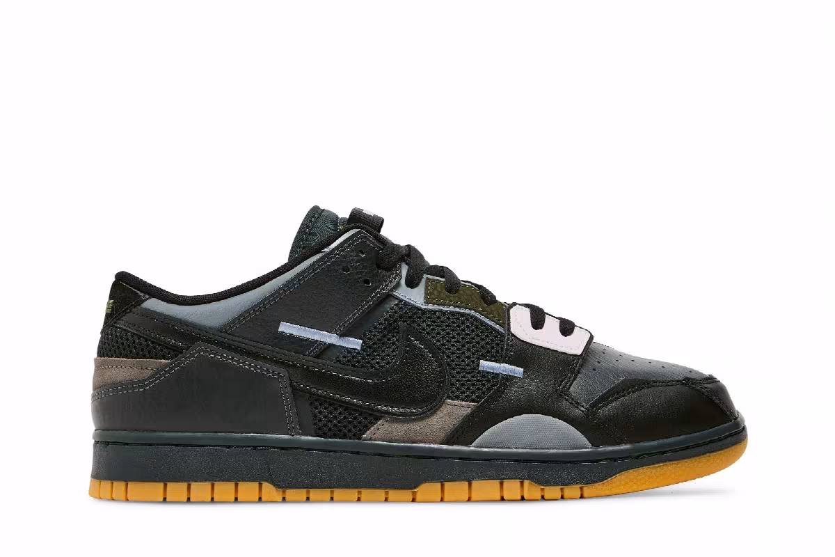 Nike Dunk Low Scrap Black, view 2