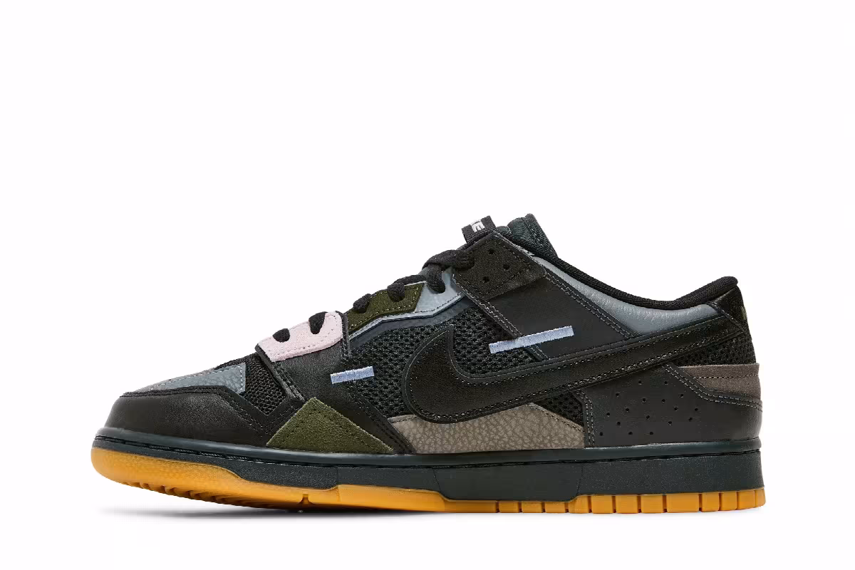 Nike Dunk Low Scrap Black, view 4
