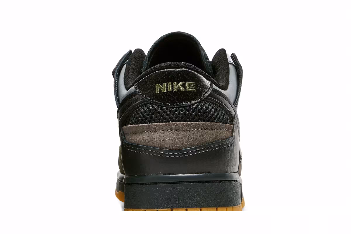 Nike Dunk Low Scrap Black, view 8